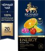 Чай черный Richard Wellness Collection Energy в сашетах