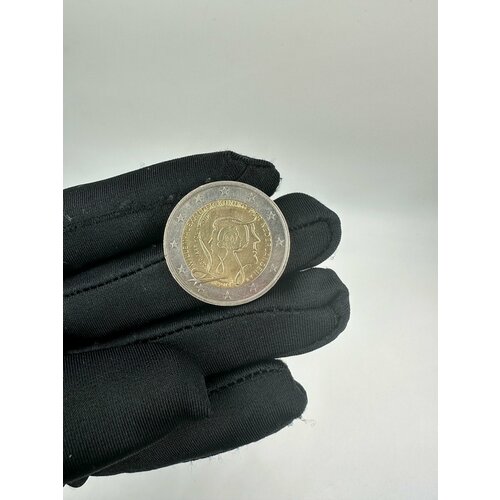 Монета Нидерланды 2 евро 2013 год 200 лет Королевству Нидерландов финляндия 2 евро 2013 150 лет парламенту