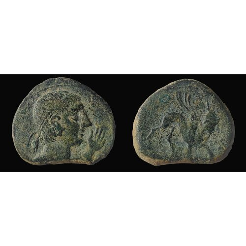 Кельты - Галлы / Иберийцы Римский Асс 125 - 101 г. до н. э. (Иберия, Карфаген) Пунические войны