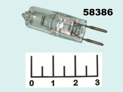Лампа КГМ 12V 35W GY6.35 прозрачная Osram (64432)