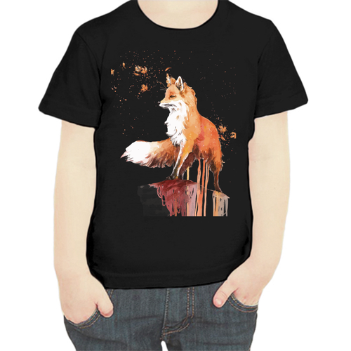 фото Футболка , размер 104, черный нет бренда