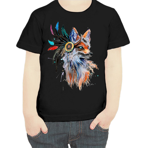 фото Футболка , размер 104, черный нет бренда