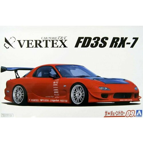 Сборная модель Автомобиль Vertex FD3S RX-7 '99 aoshima mazda rx 7 speed fd3s a spec gt c 99 1 24 сборная модель