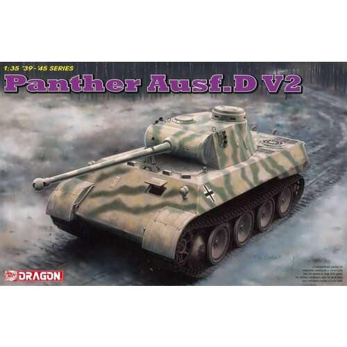 Сборная модель Panther Ausf. D V2 mitsubishi supply drive unit amplifier module mds d v2 4020 mds d v2 4040 mds d v2 8040 mds d v2 8080 tested for cnc machinery