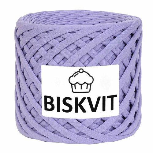 Трикотажная пряжа Biskvit (Бисквит) цвет Лаванда, 330гр. 100м. (100% хлопок), 1 моток. трикотажная пряжа biskvit бисквит цвет zara home зара хом 330гр 100м 100% хлопок 1 моток