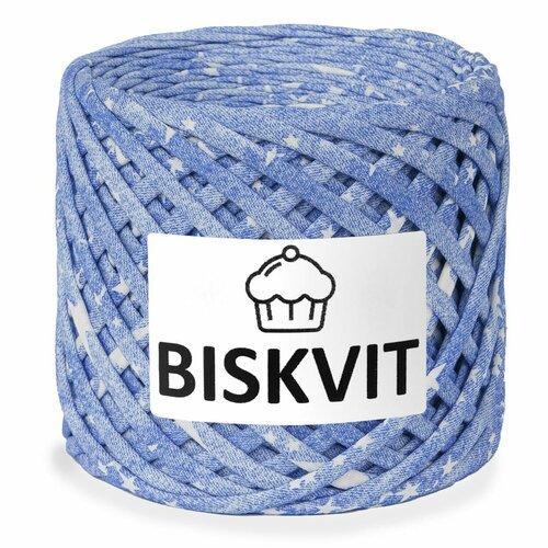 Трикотажная пряжа Biskvit (Бисквит) цвет Alice home, 330гр. 100м. (100% хлопок), 1 моток.