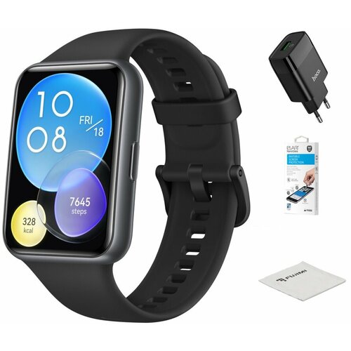 Умные часы Huawei Watch Fit 2 Yoda-B09S Midnight Black Silicone Strap 55028916 Выгодный набор + подарок серт. 200Р!