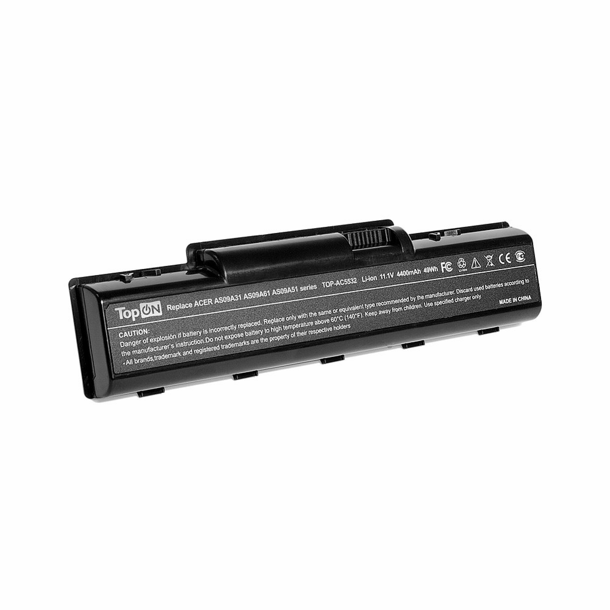 Аккумулятор TopON TOP-AC5532 11.1V 4400mAh PN: AS09A31 AS09A41 AS09A51 TOP-AC5532 - фото №4