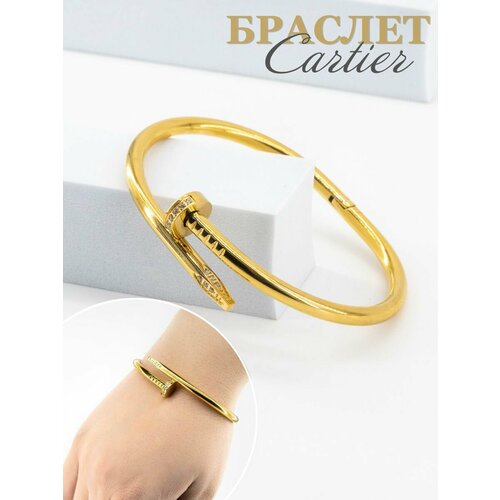 фото Жесткий браслет, золотой fashion jewerly