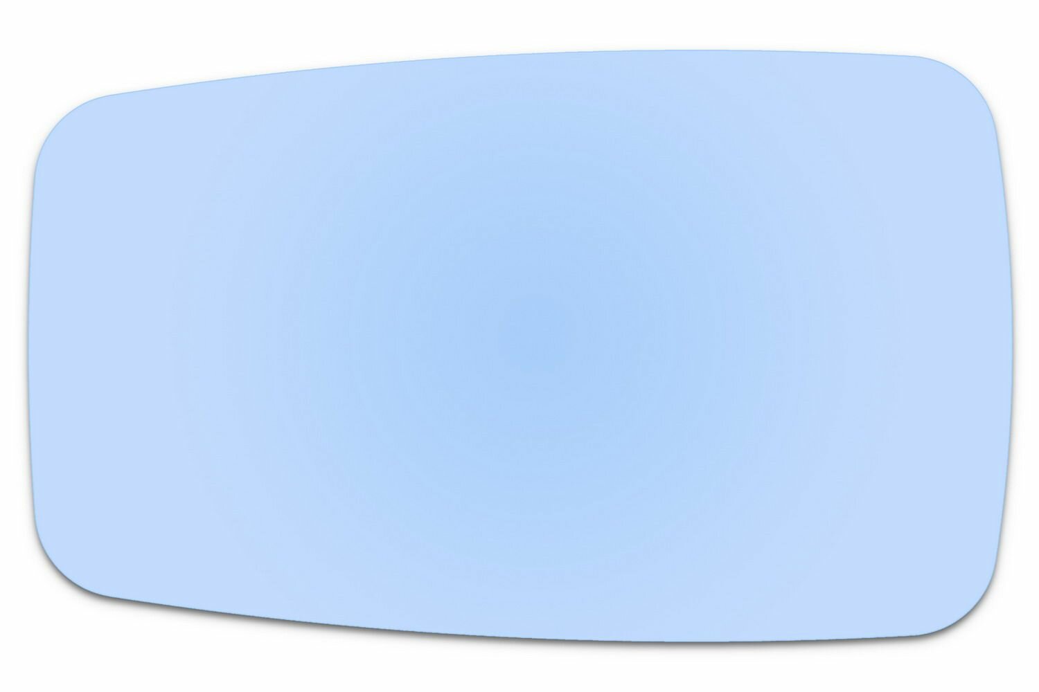 Зеркальный элемент левый AUDI 80 IV (86-96) плоский голубой без обогрева