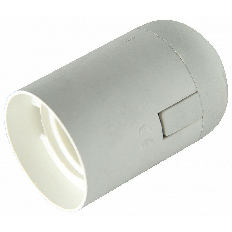 Volsten V03-P-SM-E27 (патрон пластиковый белый под лампу E27/220V/4A), цена за 1 шт.