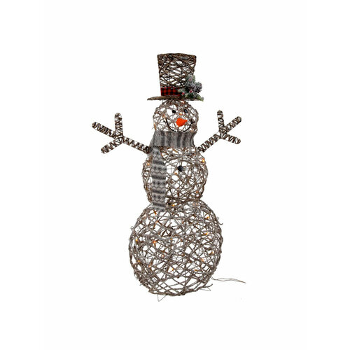 Фигурка декоративная Remecoclub Снеговик с подсветкой 121 см