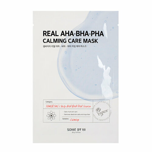 SOME BY MI Real AHA-BHA-PHA Calming Care Mask