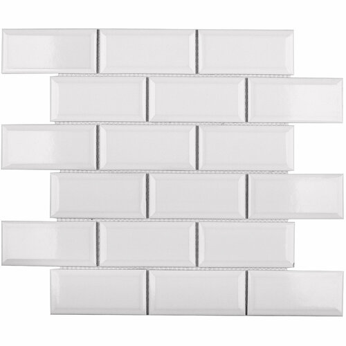 Мозаика Starmosaic Brick Metro White Glossy 28,8x29,4 (цена за 20 шт)