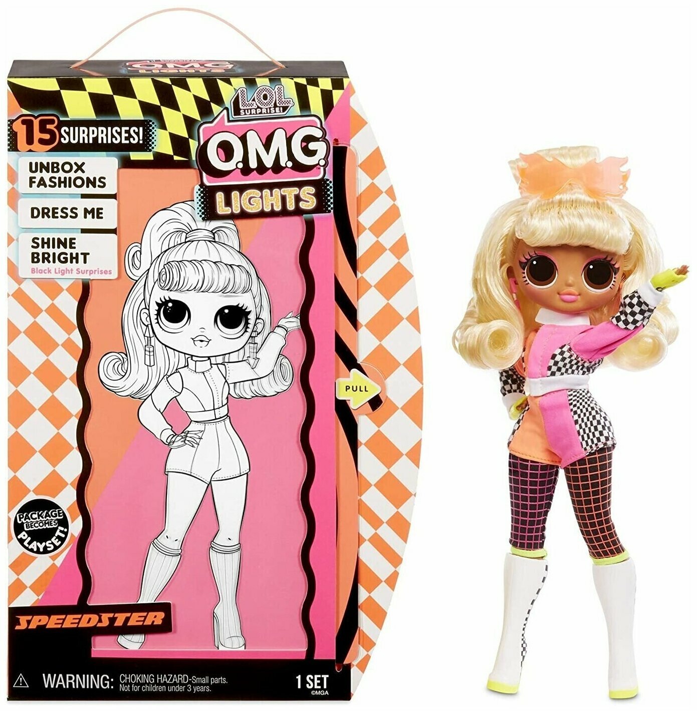 Кукла L.O.L. Surprise OMG Lights Series - Speedster 565161