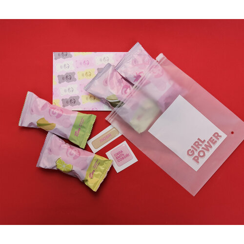 фото Набор girl power «протеиновый медведь» (лимонный пирог, клубника со сливками, фисташка, кокос) girlpower