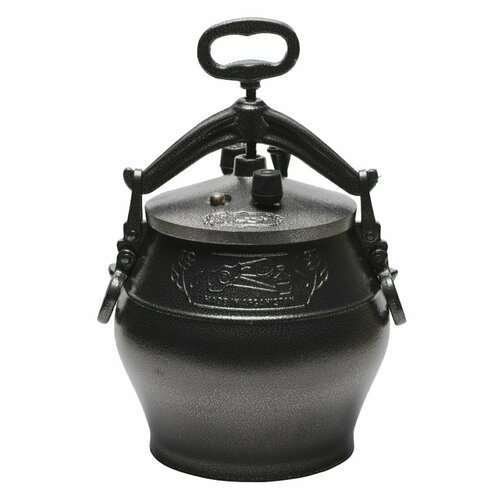 Казан алюминиевый Афганский SB, черный, 10 л, + силиконовая прокладка