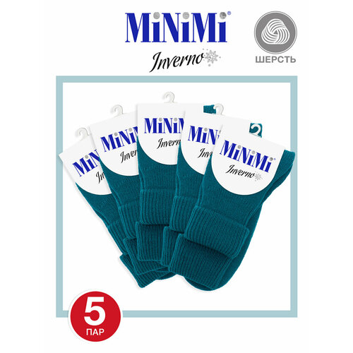 Носки MiNiMi, 5 пар, размер 0 (UNI), зеленый