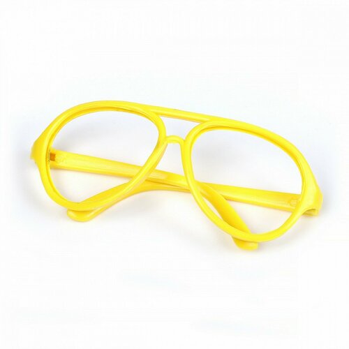 круглые очки без стекол 12291 Солнцезащитные очки TBY, желтый