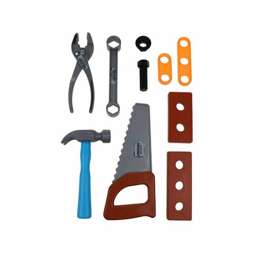 Детский набор инструментов, 10 предметов детский набор инструментов helper yf790 набор инструментов helper 18 предметов детский набор инструментов