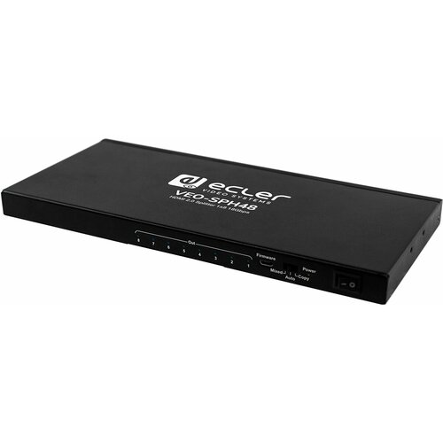 Ecler VEO-SPH48- - 1:8  HDMI 2.0  3D, HDCP, HDR 10   EDID