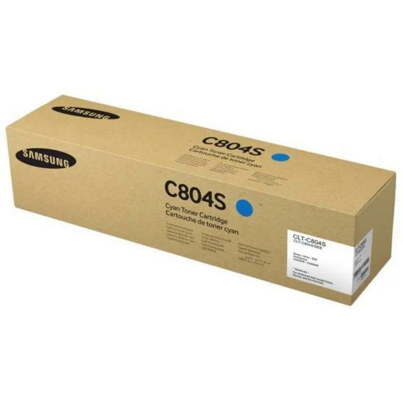 Картридж Samsung SS547A CLT-C804S для SL-X3280NR голубой - фото №6