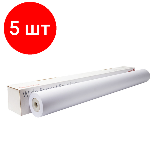 Комплект 5 рул, Бумага широкоформатная Xerox InkJet Monochrome 80г 914ммх50м 50.8мм