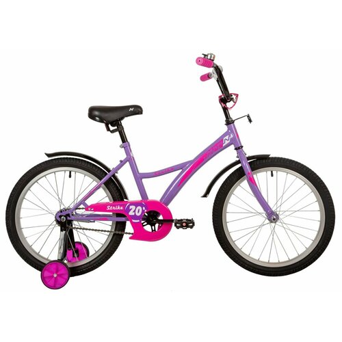 Детский велосипед Novatrack Strike 20 2022 20 Фиолетовый 115-128 см 1222000₽