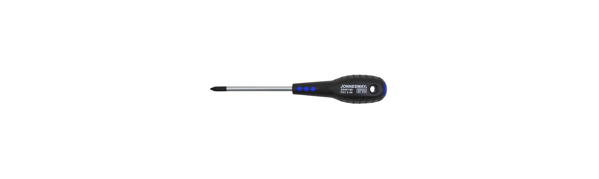 Отвертка крестовая Jonnesway FULL STAR PH1х80мм D04P180 - фото №4