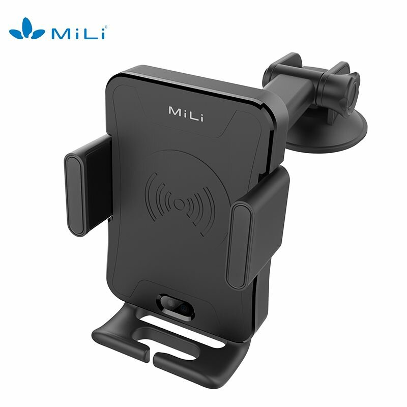 Беспроводной автомобильный держатель телефона с функциями быстрой зарядки и датчиками захвата. MiLi Carmate II