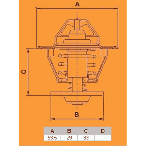 VERNET-CALORSTAT TH629482J термостат с прокладкой Accent Акцент 00- Accent Акцент 05- Accent Акцент 1535₽