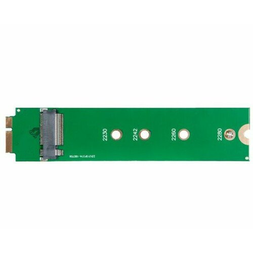 Адаптер-переходник для установки SSD M.2 2230-2280 SATAв разъем 6+12 Pin на MacBook Air NFHK N-2010N белый