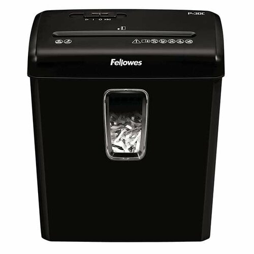 Шредер FELLOWES P-30C (FS-60081) поддерживающая подушка fellowes fs 80299 mesh профессиональная для офисного кресла crc80299