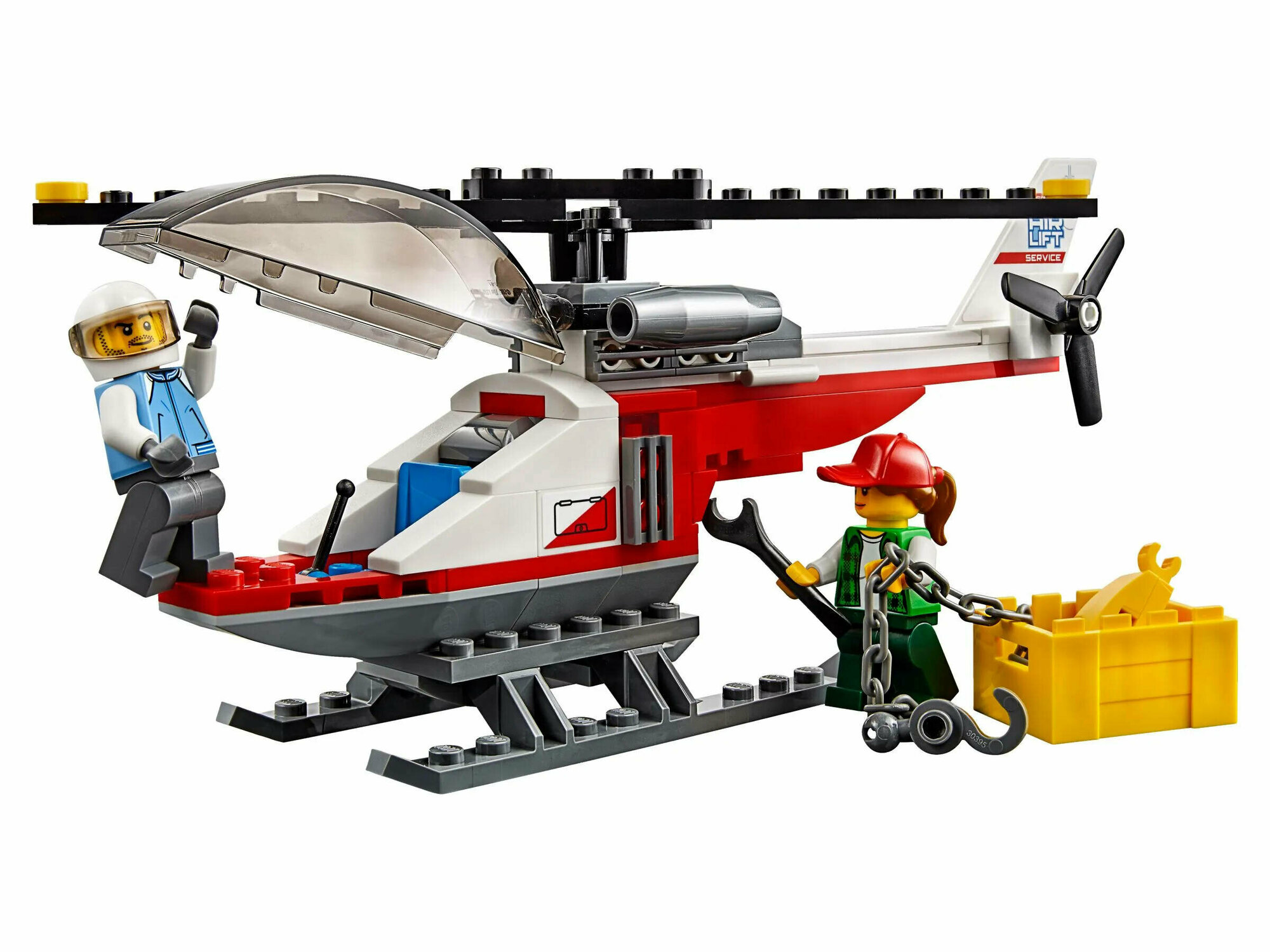 Конструктор LEGO City Great Vehicles Перевозчик вертолета - фото №20