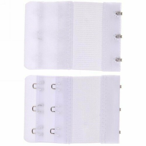 Расширитель для бюстгальтера цвет белый 3 крючка 558см 155₽