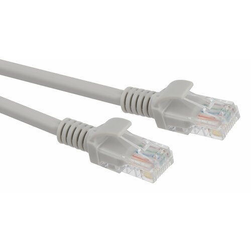 Патч корд ЭРА U/UTP неэкранированный 0,5 м, категория 5e, Cu арт. Б0051408 (1 шт.) серый