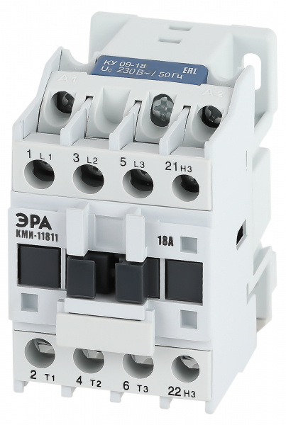 фото Контактор ЭРА PRO KKM11-018-230-01-E КМИ-11811 18А 230В/АС3 1НЗ