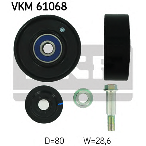 SKF VKM61068 (884400K060 / 884400K250 / 8844025060) ролик натяжителя