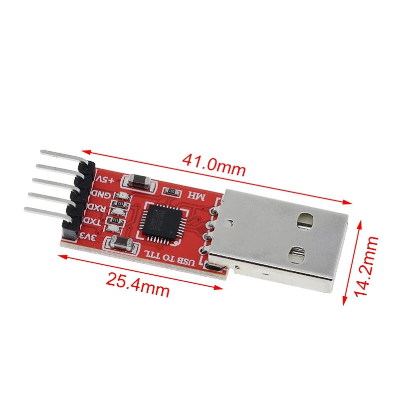 USB-TTL (USB-UART) программатор (CH9102X), 1 шт.