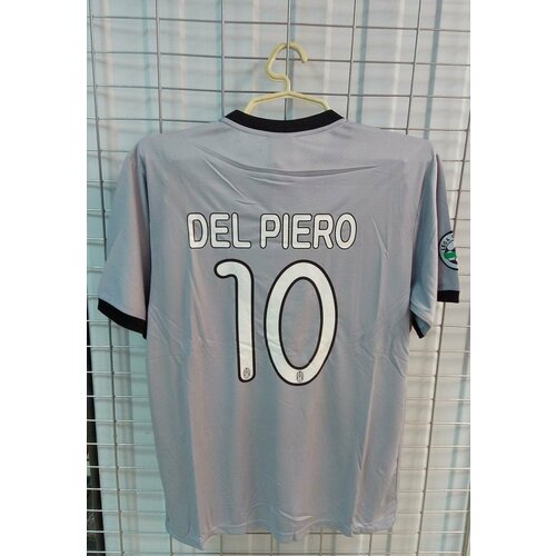 Для футбола DEL PIERO ювентус размер XL (русский 48 ) форма ( майка + шорты ) футбольного клуба JUVENTUS ( италия ) серая