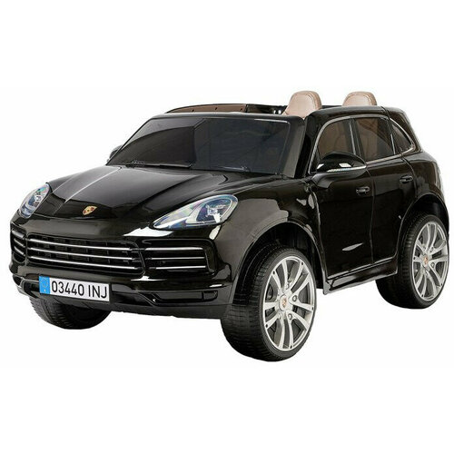 Детский электромобиль PORSCHE CAYENNE S 12V - JJ2128-BLACK-PAINT (JJ2128-BLACK-PAINT)