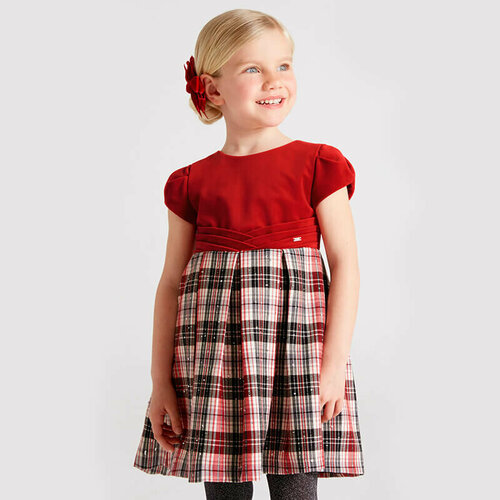Платье Mayoral, размер 116 (6 лет), красный
