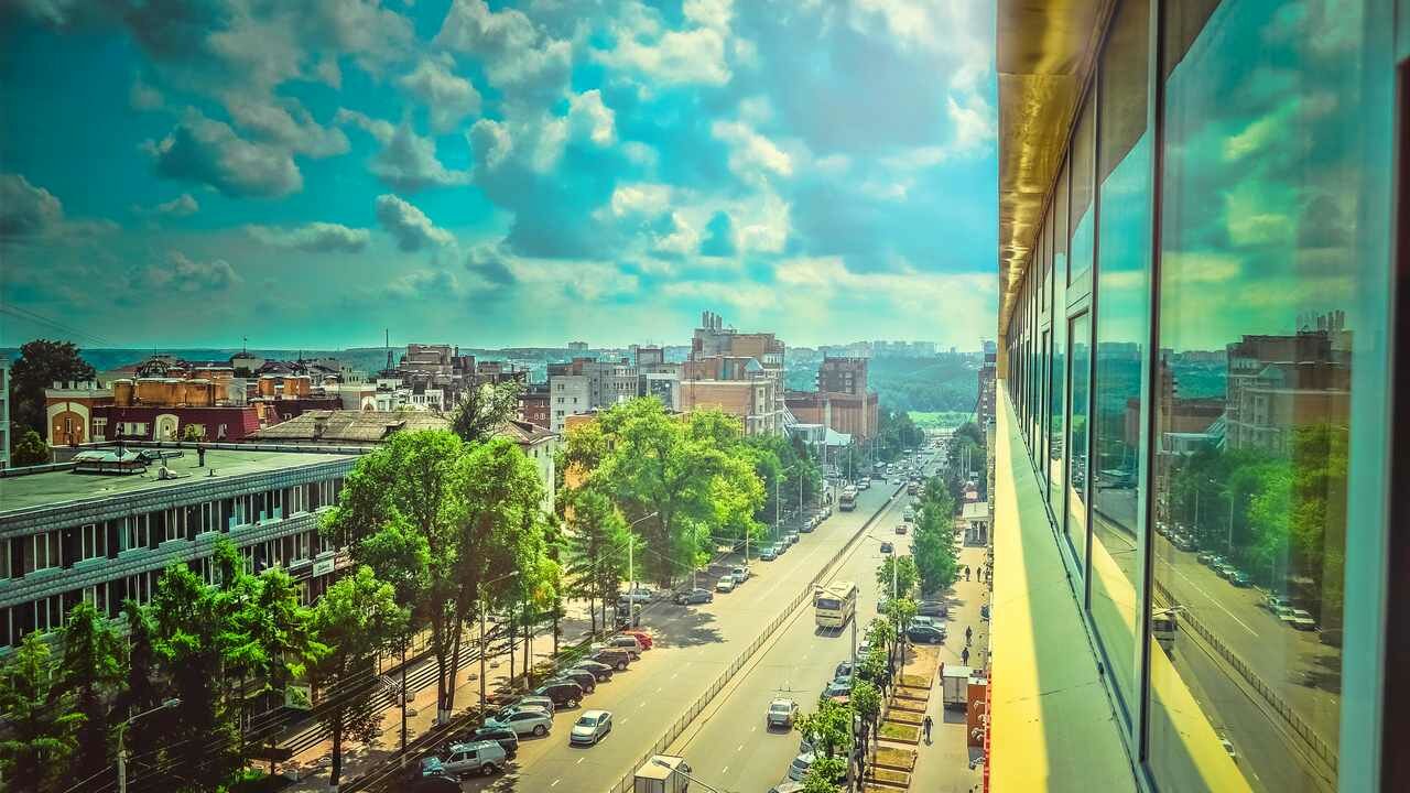 Вид на улицу фото