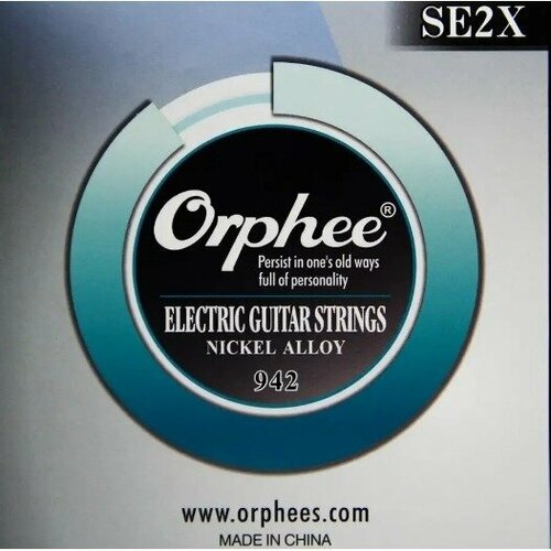 Струны для электрогитары Orphee SE-2X orphee rx 1 009 1 я струна для электрогитар