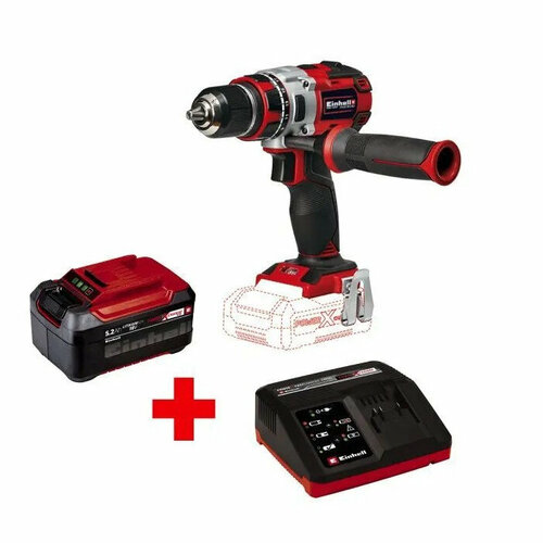 Аккумуляторный шуруповерт Einhell PXC TE-CD 18 Li BL 1 аккумулятор и зарядное устройство в комплекте 1848000₽