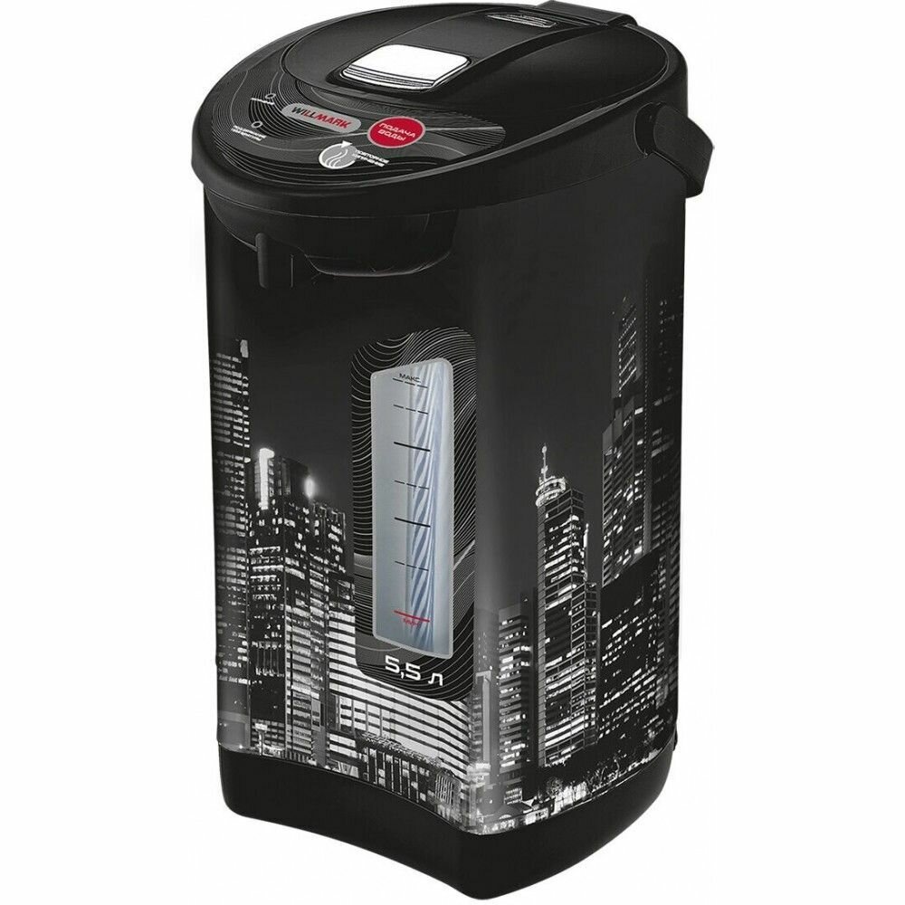 фото Термопот WILLMARK WAP-605IS черный маяк