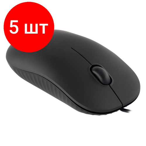 комплект 3 штук мышь компьютерная acer omw140 black 1200dpi usb zl mceee 00l Комплект 5 штук, Мышь компьютерная Acer OMW122 black (1200dpi) USB(ZL. MCEEE.00V)