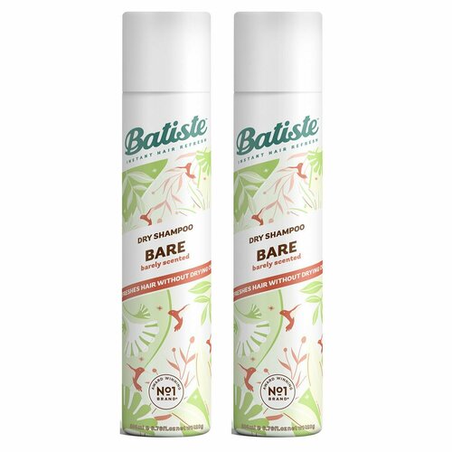 Batiste Bare Сухой шампунь 2 шт х 200 мл (Batiste, Fragrance) batiste сухой шампунь fresh 200 мл batiste fragrance