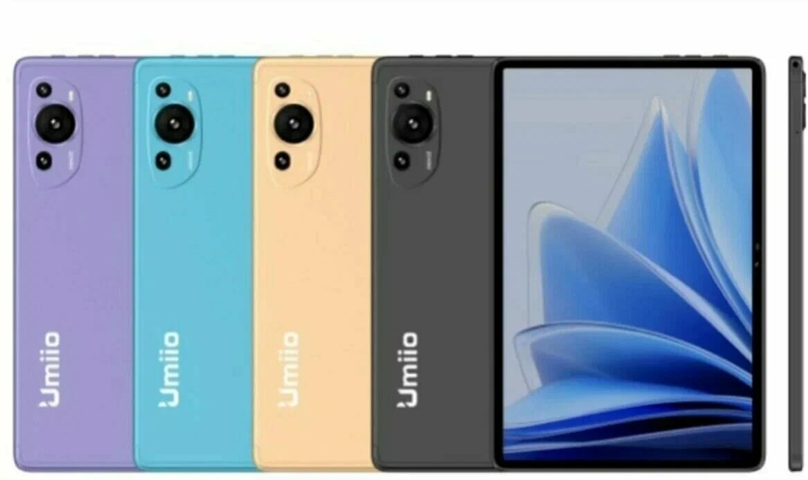 Планшет Umiio P60 с клавиатурой и стилусом, 6/128 Гб, черный