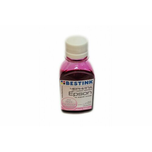 Чернила InkTec Epson Light-Magenta E0010-100MLM 100 мл фасовка Bestink чернила inktec epson light cyan e0010 100mlc 100 мл фасовка bestink